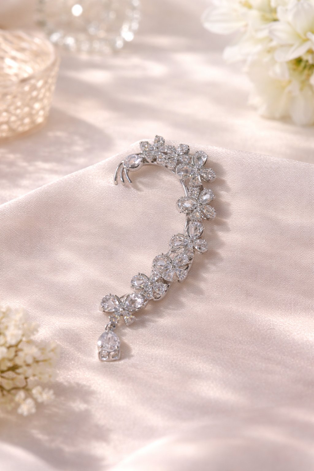 Ear Cuff Flower MomyBijoux