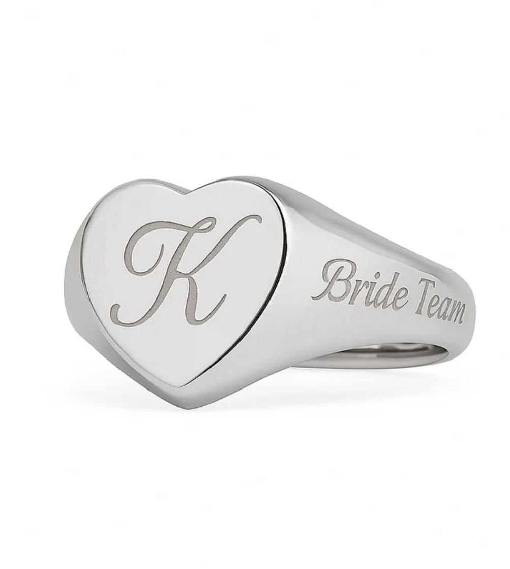 Anello scudo Love regolabile - MomyBijoux