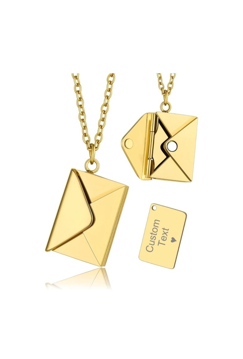 Collana Busta e Foglio - MomyBijoux