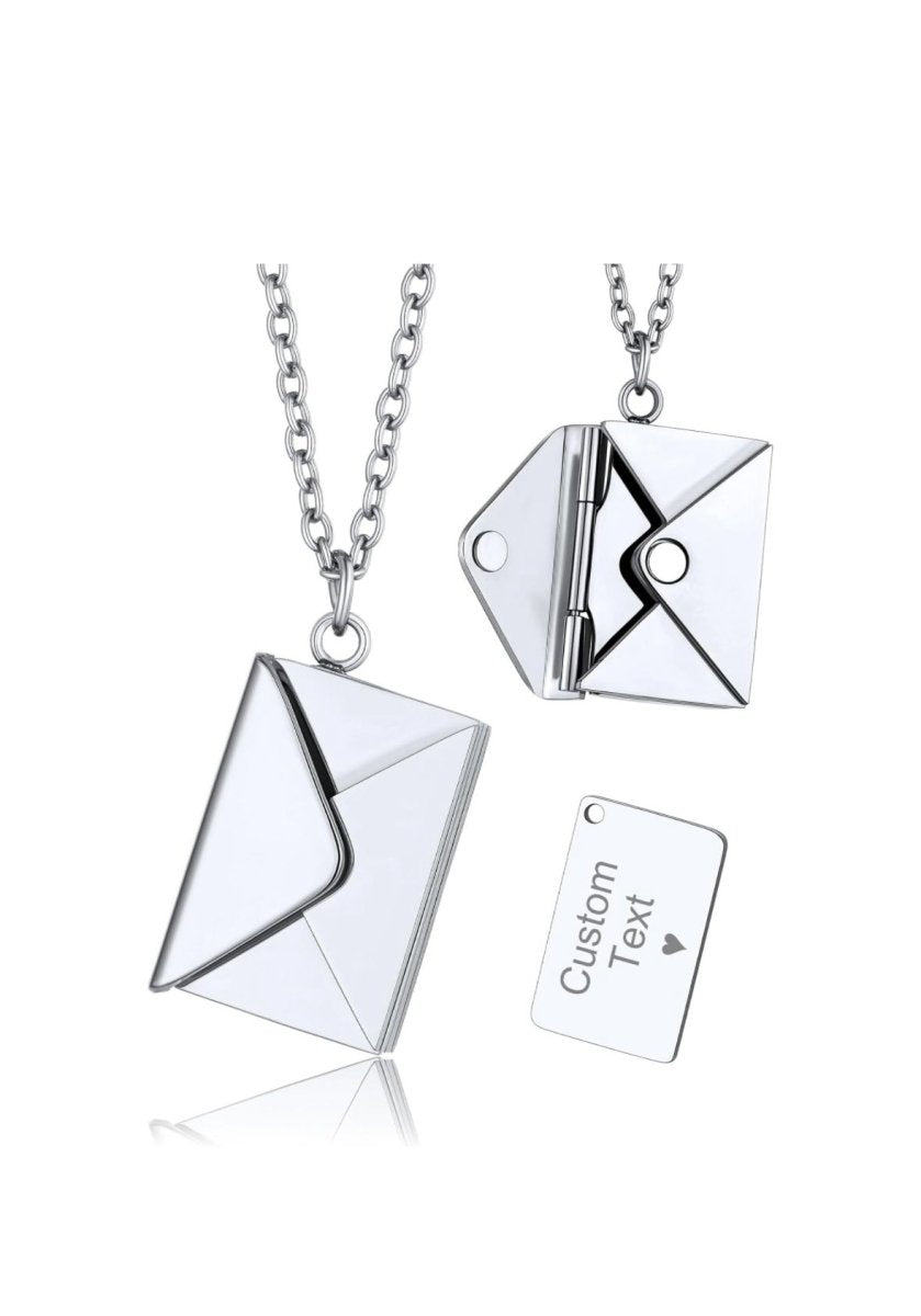 Collana Busta e Foglio - MomyBijoux