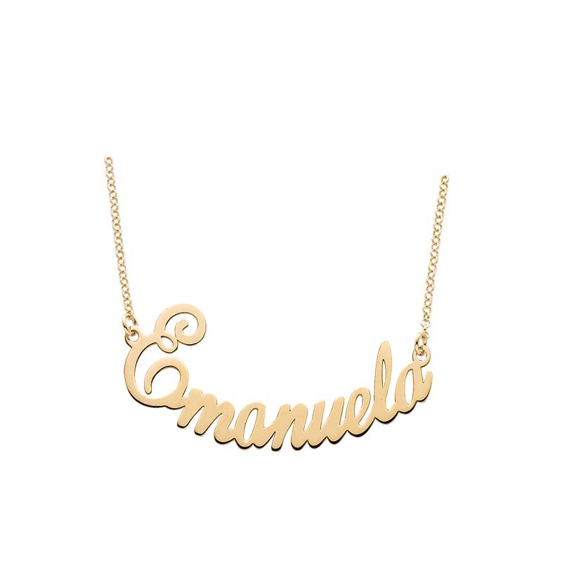 Collana Nome Curva - MomyBijoux