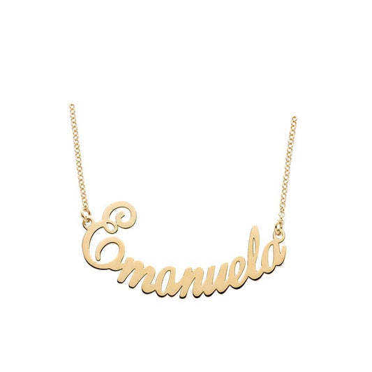 Collana Nome Curva - MomyBijoux
